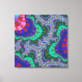 Arte de Canvas de Artes Azuis Verde Personalizadas