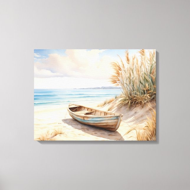 Arte de Canvas de Cena de Praia (Frente)