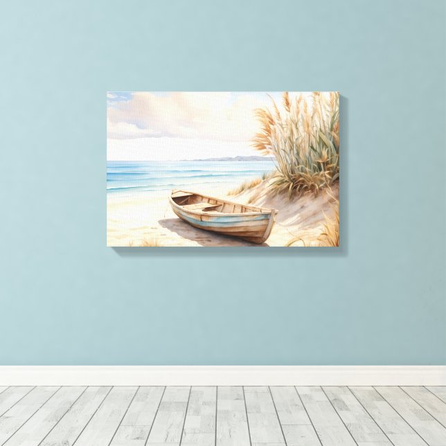 Arte de Canvas de Cena de Praia (Insitu(piso de madeira))