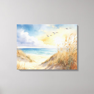 Arte de Canvas de Cena de Praia