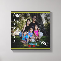 Arte de Canvas de Fotografias da Família Personali