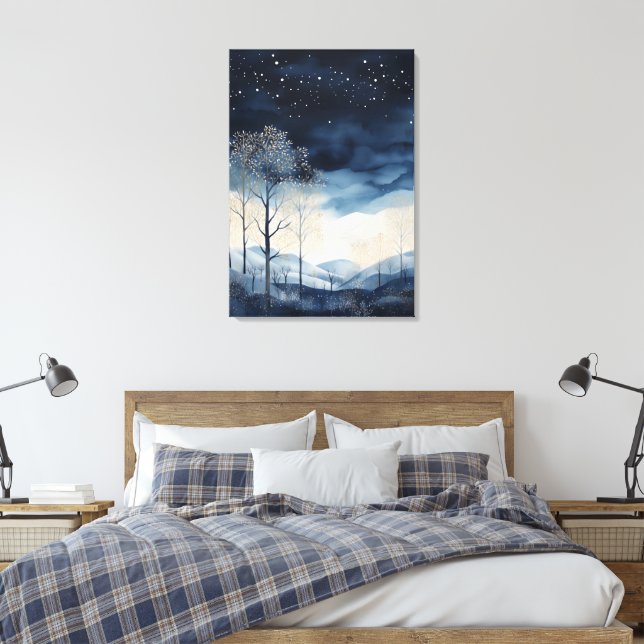 Arte de Canvas de inverno em neve (Insitu(Quarto))