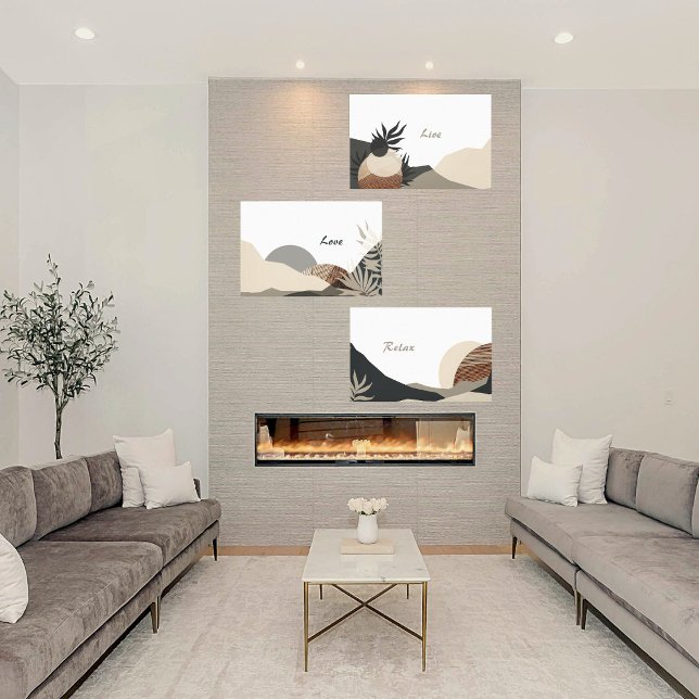 Arte de Canvas de montanha Abstrato (Criador carregado)