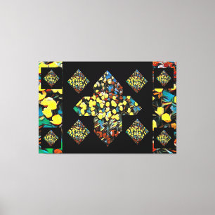 Arte de Canvas de Tulipas de Sinal do abstrato Plu