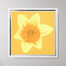 Arte de Canvas quadrada Daffodil