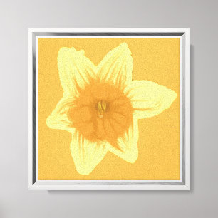 Arte de Canvas quadrada Daffodil