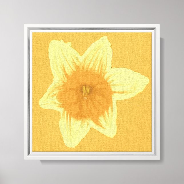 Arte de Canvas quadrada Daffodil (Frente)