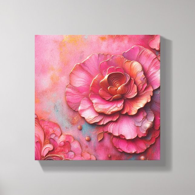 Arte de canvas rosa! (Frente)