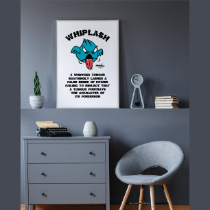 Arte de Canvas Whiplash projetada pela poeta Adiel