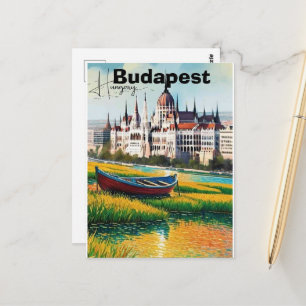 Arte de Cartão Postal de Viagem de Budapeste, Cart