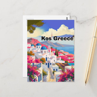 Arte de Cartão Postal de Viagem de Kos, Kos Grécia