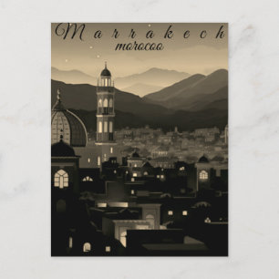 Arte de cartão postal de viagem de Marrocos, Arte 