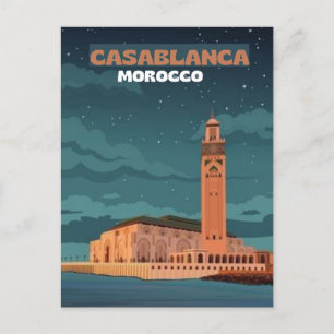 Arte de cartão postal de viagem de Marrocos, Arte