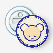 Arte de Cartografia Engraçada De Urso Azul Funny