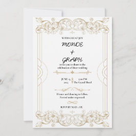 Arte de Convites de Casamento