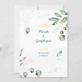 Arte de Convites de Casamento