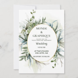 Arte de Convites de Casamento