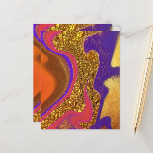 arte de cor vibratória (Frente/Verso In Situ)