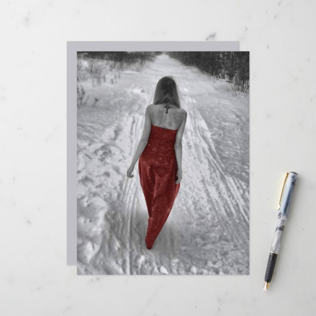 Arte de Descamação de Vintage Gótica (Frente/Verso In Situ)