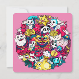 Arte de Dodle Japonesa