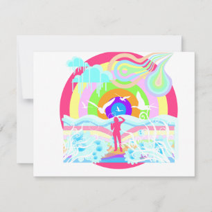 Arte de estilo hippy de 1960