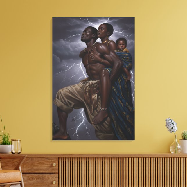 Arte de Força Familiar | Decoração do muro de insp (Insitu(Sala de estar))