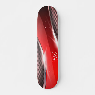 Arte de Fundo Metálico 1 Skateboard