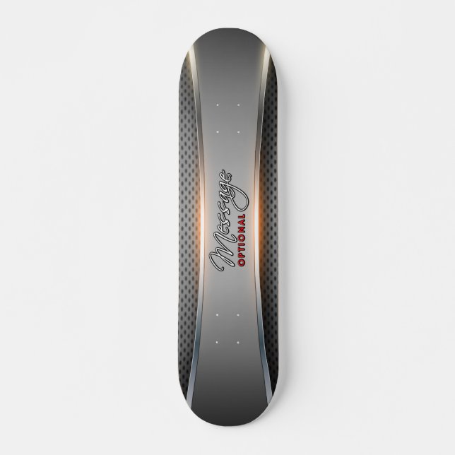 Arte de Fundo Metálico 3A Skateboard (Frente)