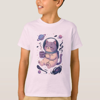 Arte de Gato Cósmico Fofo | Caneca e Camiseta de C