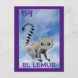 Arte de Gato, El Lemur, Cartão Postal