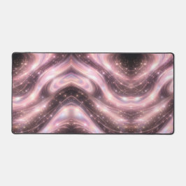 Arte de IA com padrões de espaço e blush discreto 