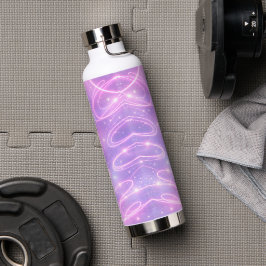 Arte de IA de rabiscos neon rosa elétrico