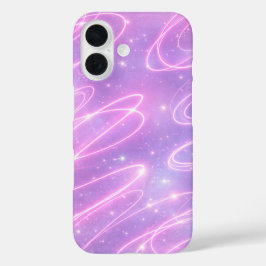 Arte de IA rabiscos neon rosa elétrico