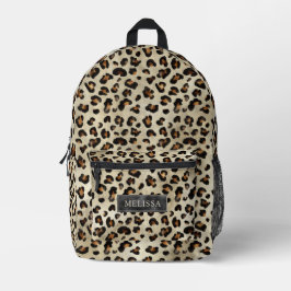 Arte de Impressão Animal Leopardo Textura de Pelo