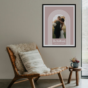 Arte de Impressão de Foto Personalizada com Arco d