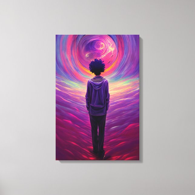 Arte de Impressão de Tela Esticada: Túnel NDE NDE (Frente)