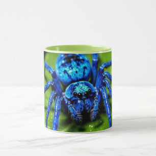 Arte de Linha Abstrata Moderna Caneca Preta Co