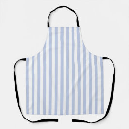 Arte de Listra Vertical Azul Branco Suave