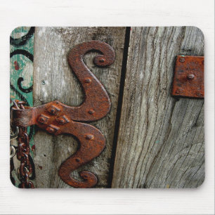 Arte de madeira oxidada da fotografia de Mousepad