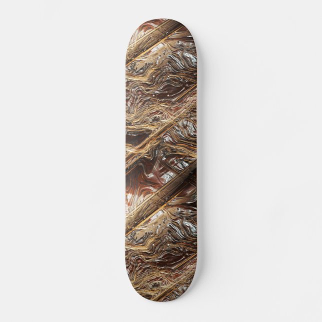 Arte de Metal Ficção Científica 2-2 Skateboard (Frente)