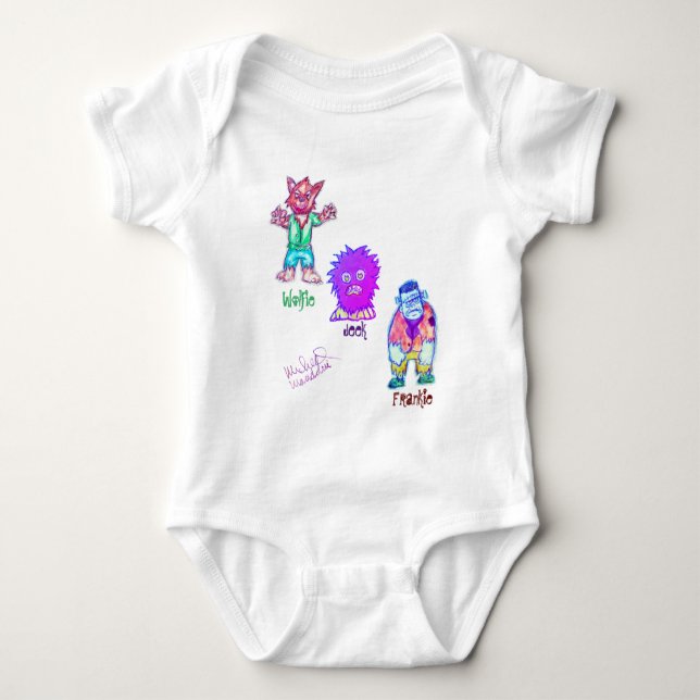 Arte de Micheal Monsters T-shirt (Frente)