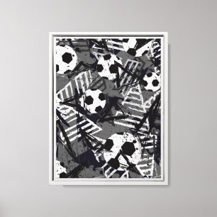 Arte de Muro de Canvas de futebol