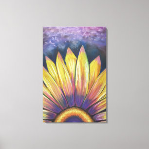 Arte de Muro de Canvas Sunflower Artística Moderna