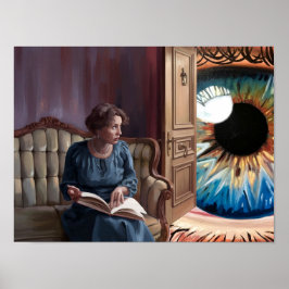 Arte de Muro de Impressão de Poster Surreal para V