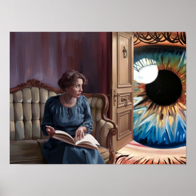 Arte de Muro de Impressão de Poster Surreal para V (Frente)