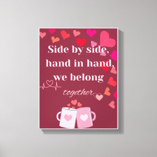 Arte de Muro Romântica para Casais - Decoração Per