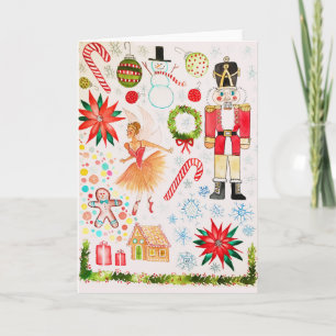 Arte de Natal para Cartão de Caridade