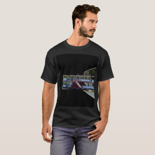 Arte de Navio a vapor, Camiseta Preta