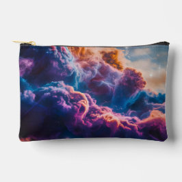 Arte de Nebulosa Espacial Abstrata - Colorida e Có