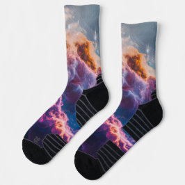 Arte de Nebulosa Espacial Abstrata - Cósmico Color